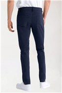 COMFY FLEX 5-pocket broek heren - slanke pijp