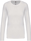 Kariban Dames T-shirt 
<br />Ronde hals lange mouwen