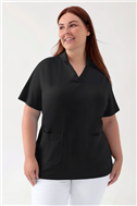 COMFY FLEX stretch oversteektuniek dames - sjaalkraag