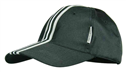 Cap Sport Black zwart/wit 
<br />Chaud Devant - Uitverkoop