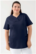 COMFY FLEX stretch oversteektuniek dames - hartvormige hals