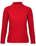 Ladies Polo Longsleeve ID.001 B&C