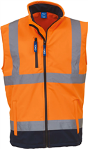 Softshell veiligheidsbodywarmer YHV006
