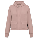 Ecologische sweatvest met capuchon French Terry NS409
