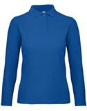 Ladies Polo Longsleeve ID.001 B&C