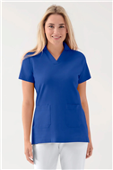COMFY FLEX stretch oversteektuniek dames - sjaalkraag