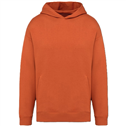 Ecologische uniseks oversized sweater met capuchon NS408