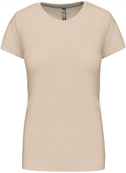 Kariban Dames T-shirt 
<br />Ronde hals korte mouwen