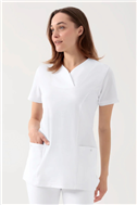 COMFY FLEX stretch oversteektuniek dames - hartvormige hals