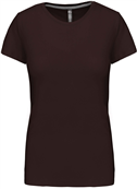 Kariban Dames T-shirt 
<br />Ronde hals korte mouwen