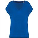 Ecologisch baggy dames-T-shirt V-hals NS312