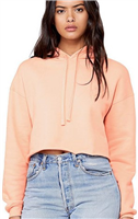 Cropped Fleece Hoody Dames