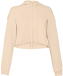 Cropped Fleece Hoody Dames