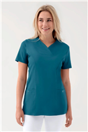 COMFY FLEX stretch oversteektuniek dames - hartvormige hals