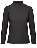 Ladies Polo Longsleeve ID.001 B&C