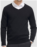Men V-Neck Sweater Galaxy