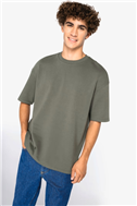 Ecologisch oversized uniseks T-shirt French Terry NS308