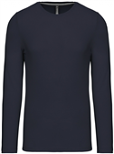 Kariban Heren T-shirt 
<br />Ronde hals lange mouwen