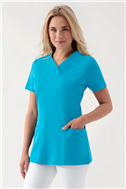 COMFY FLEX stretch oversteektuniek dames - hartvormige hals