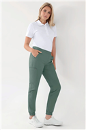 GREEN Stretch broek dames - joggingbroek style