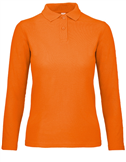 Ladies Polo Longsleeve ID.001 B&C