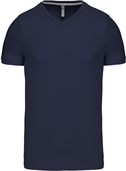 Kariban Heren T-shirt 
<br />V-hals - Korte mouw