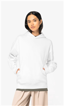 Ecologische uniseks oversized sweater met capuchon NS408