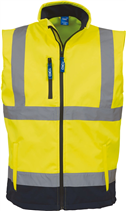 Softshell veiligheidsbodywarmer YHV006