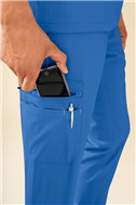 KAERE broek heren - zoom met elastische boord en beenzak