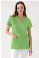 COMFY FLEX stretch oversteektuniek dames - sjaalkraag