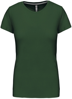 Kariban Dames T-shirt 
<br />Ronde hals korte mouwen