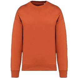 Ecologische oversized uniseks sweater met ronde hals NS407