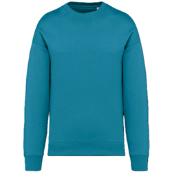 Ecologische oversized uniseks sweater met ronde hals NS407