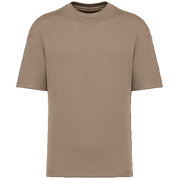 Ecologisch oversized uniseks T-shirt French Terry NS308