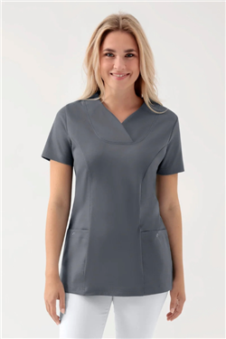 COMFY FLEX stretch oversteektuniek dames - hartvormige hals