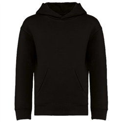 Duurzame oversized kindersweater met capuchon NS438