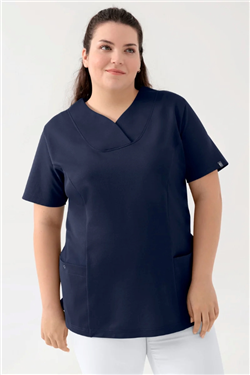 COMFY FLEX stretch oversteektuniek dames - hartvormige hals