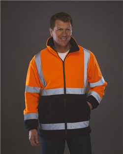 Zware fleece veiligheidsjas YHVK08