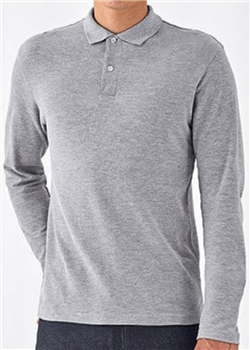 Men Polo Longsleeve ID.001 B&C