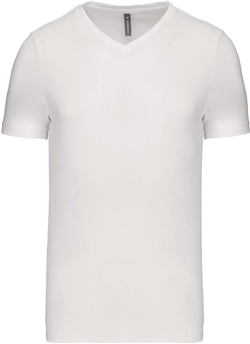 Kariban Heren T-shirt 
<br />V-hals - Korte mouw