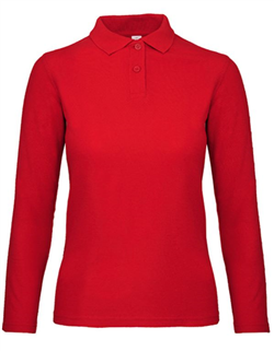 Ladies Polo Longsleeve ID.001 B&C