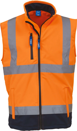 Softshell veiligheidsbodywarmer YHV006