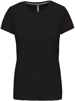 Kariban Dames T-shirt 
<br />Ronde hals korte mouwen