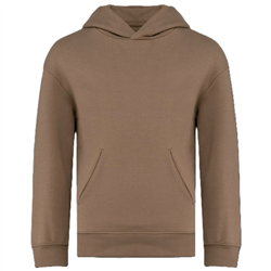 Duurzame oversized kindersweater met capuchon NS438
