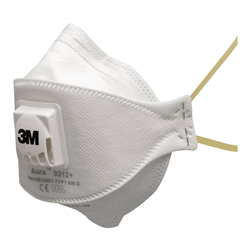 3M Aura 9312+ stofmasker FFP1 NR D met uitademventiel