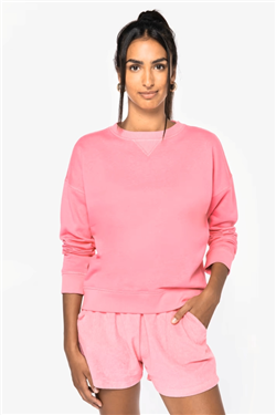 Ecologische damessweater met afhangende mouwen NS420