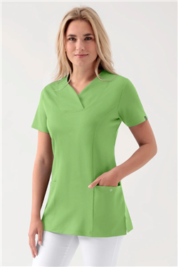 COMFY FLEX stretch oversteektuniek dames - hartvormige hals