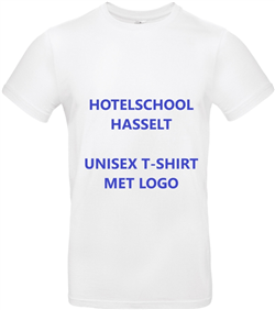 T-shirt - unisex - wit
<br />Exact #E190 - HSH
