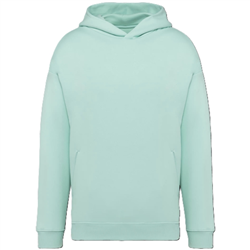 Ecologische uniseks oversized sweater met capuchon NS408