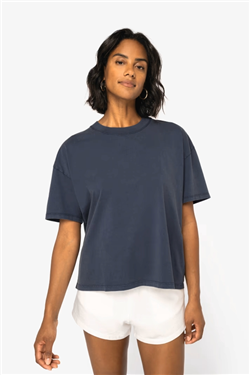 Ecologisch oversized verwassen t-shirt NS327